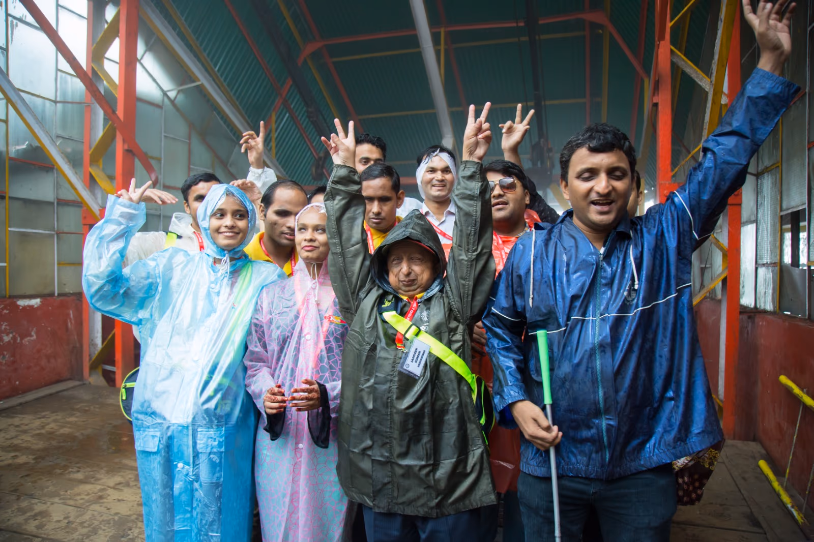 Visually impaired travellers on an RSKC journey