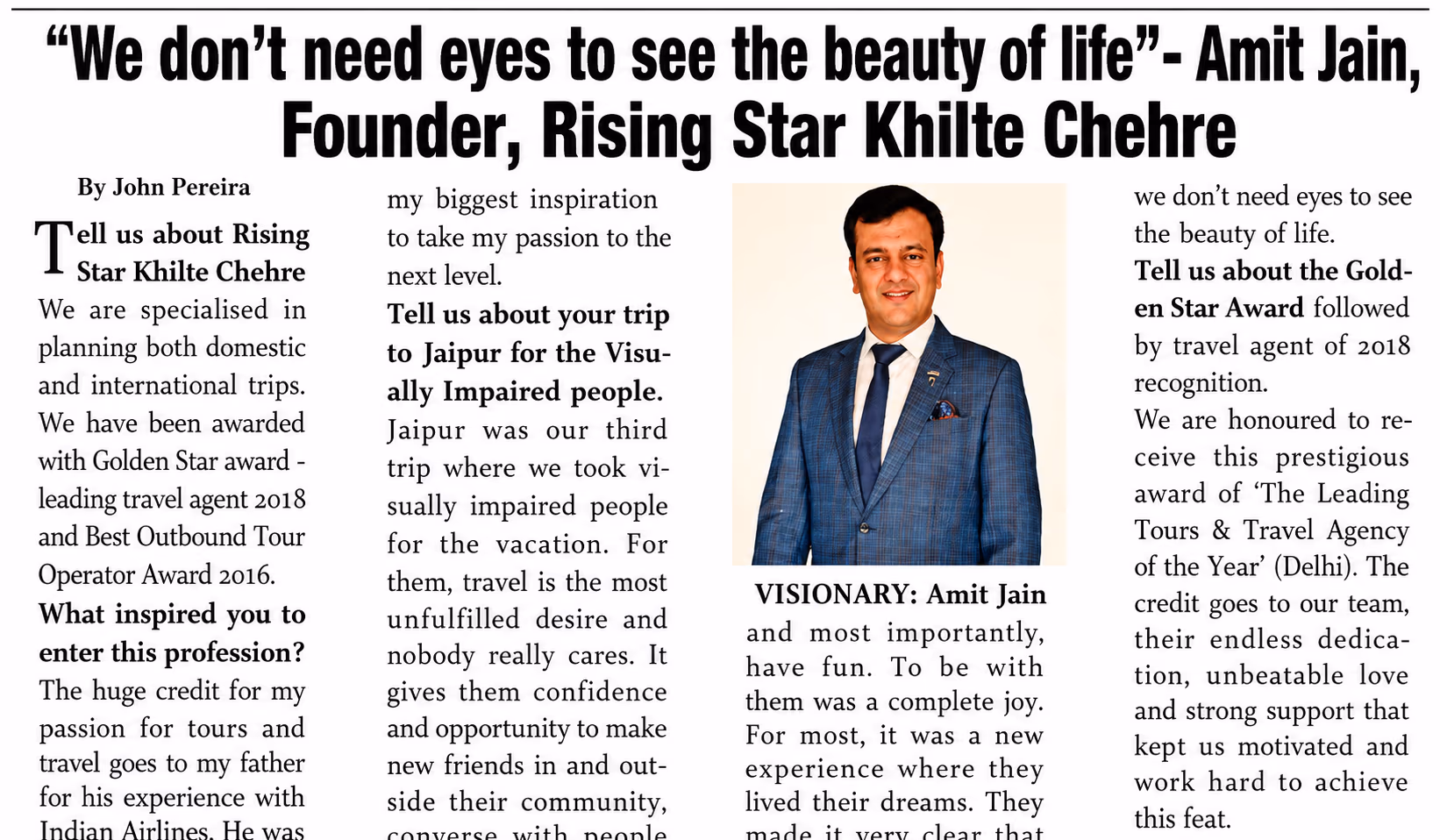 RSKC newspaper feature 1