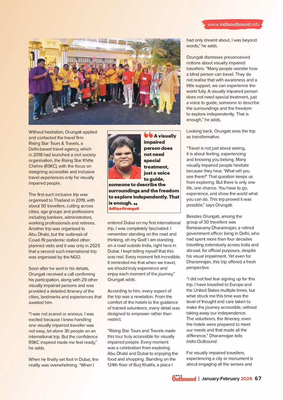 India Outbound Magazine Jan/Feb 2026 — Page 3