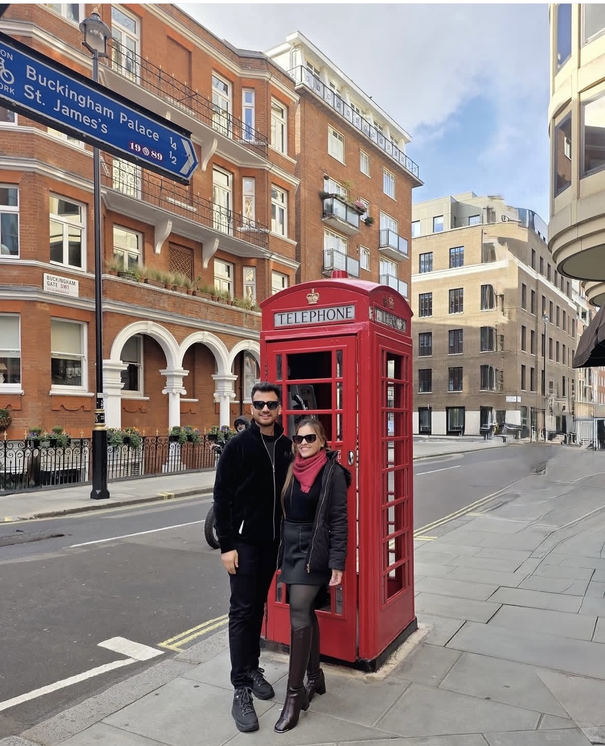Sagrika on Honeymoon in London