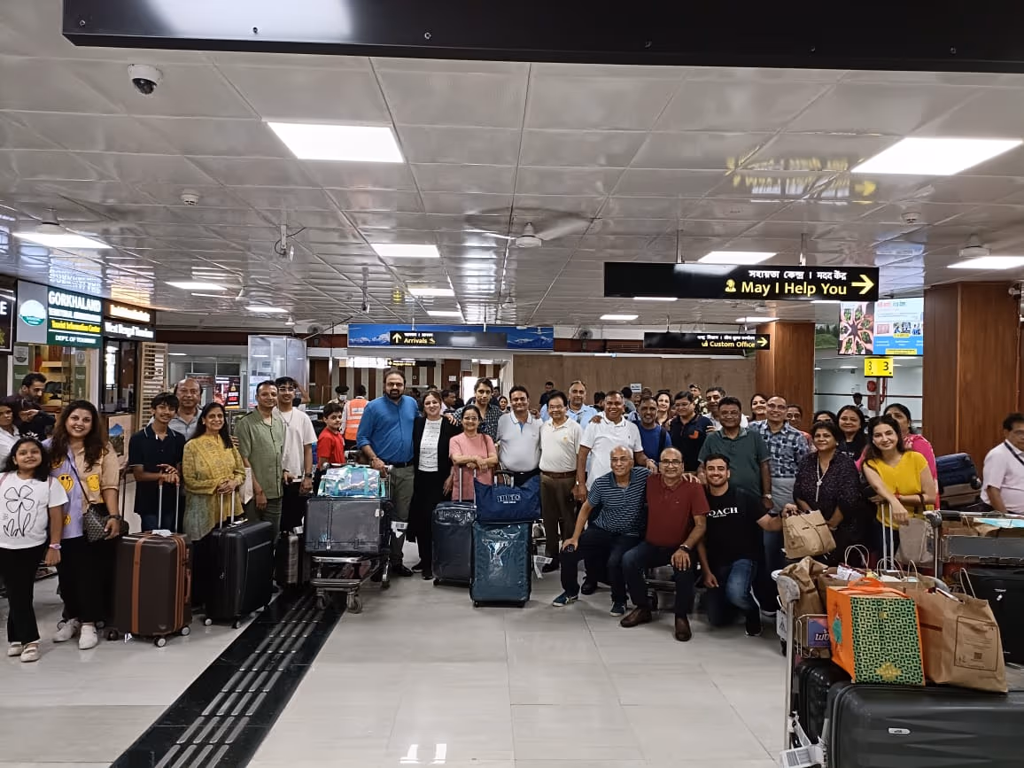 Arrival at Bagdogra, Sikkim